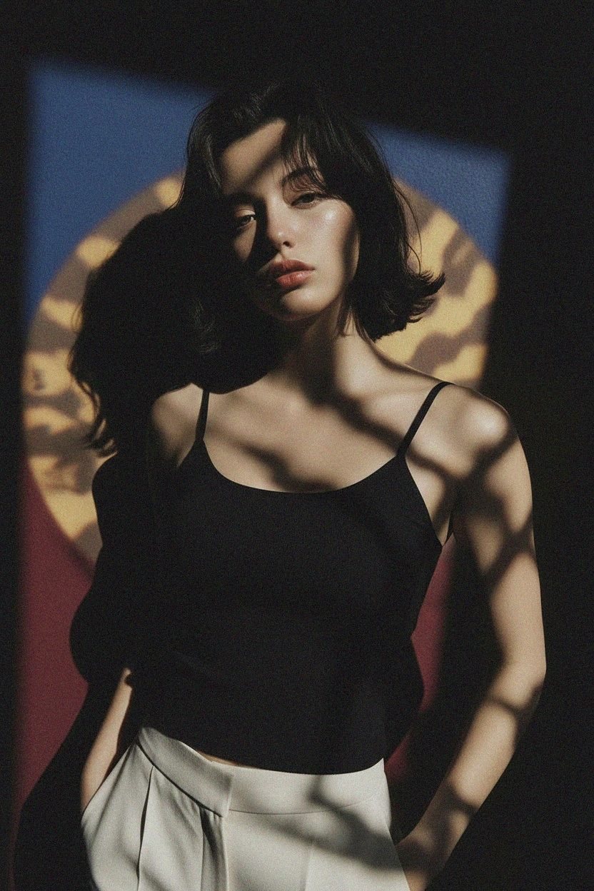 Niezbędny czarny prążkowany dopasowany top bez rękawów zdjęcie 3