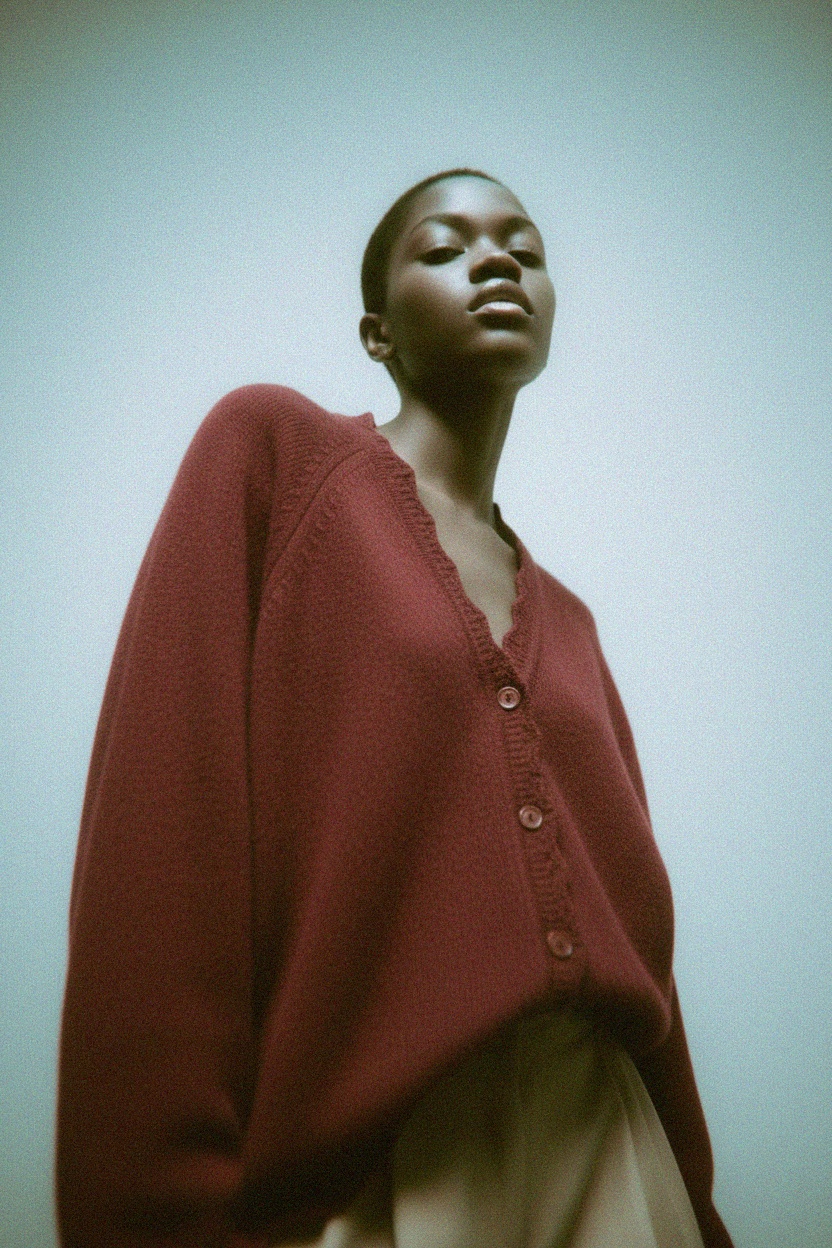 Miękki dzianinowy kardigan zapinany z przodu na guziki zdjęcie 2