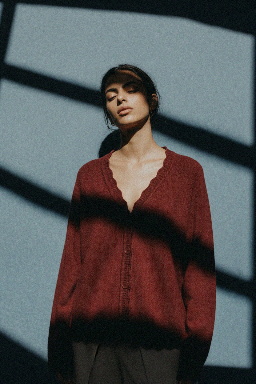 Miękki dzianinowy kardigan zapinany z przodu na guziki zdjęcie 3