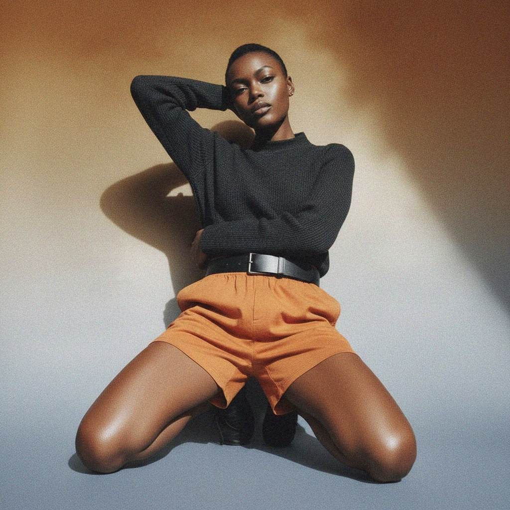 Wygodne pomarańczowe bokserki zdjęcie 2