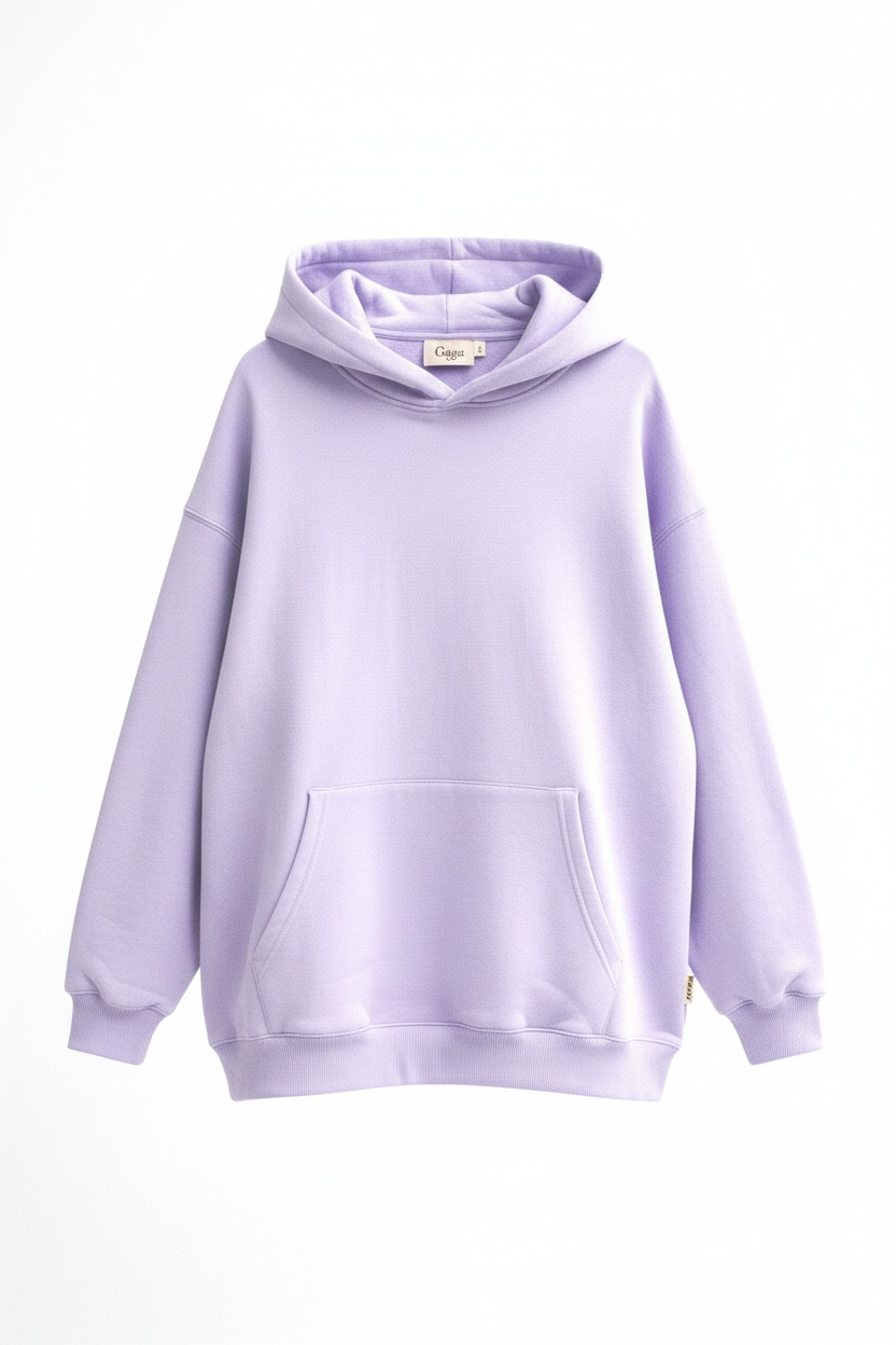 Oversized Lavender Hoodie zdjęcie 1