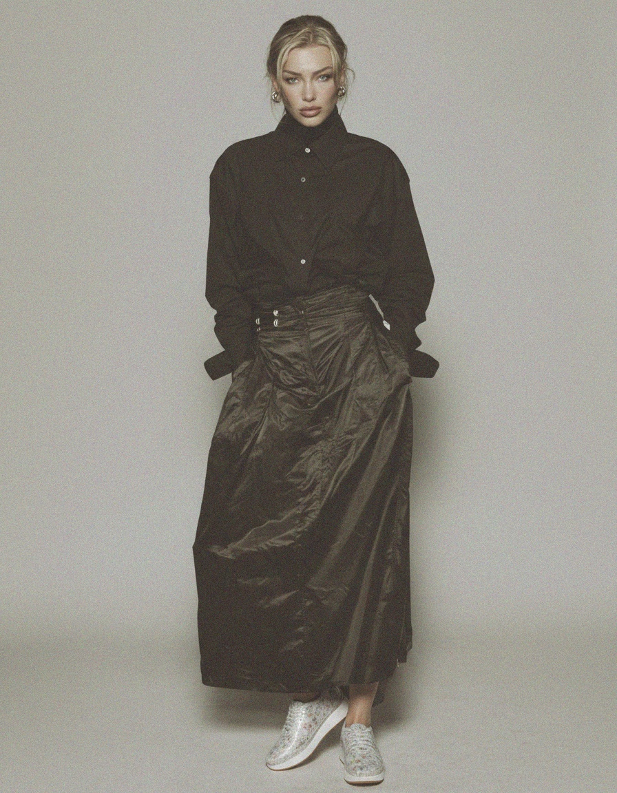 White Floral Print Platform Lace-up Sneakers zdjęcie 3