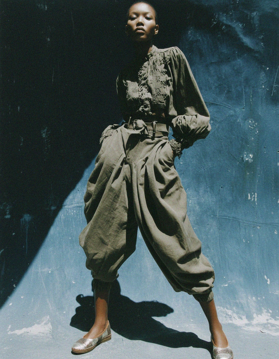 Metallic Perforated Slip-On Comfort Flats zdjęcie 3