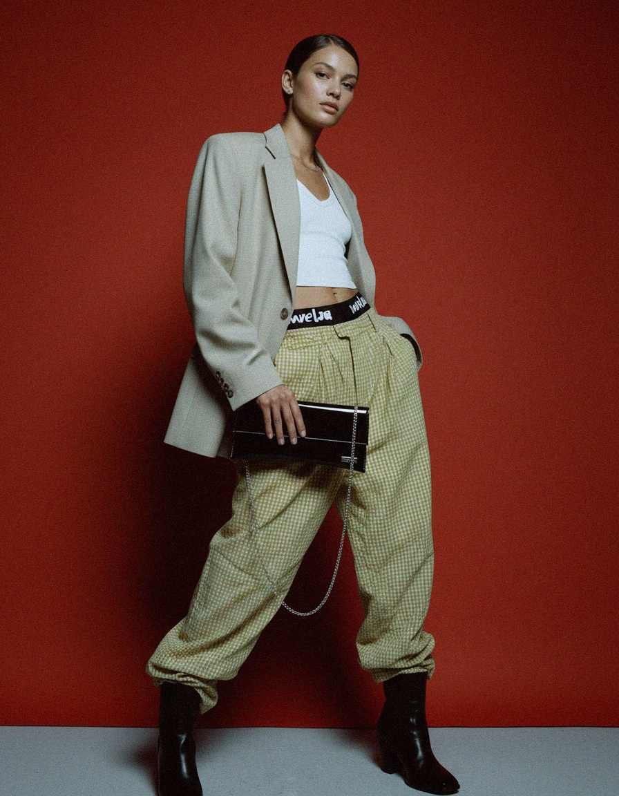 Sleek Black Patent Clutch Bag with Chain Strap zdjęcie 2