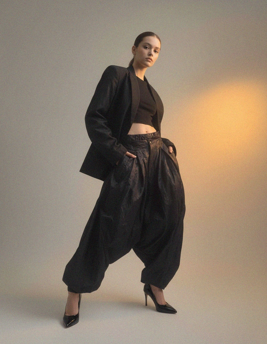 Black Patent Leather Pointed-Toe Pump zdjęcie 3