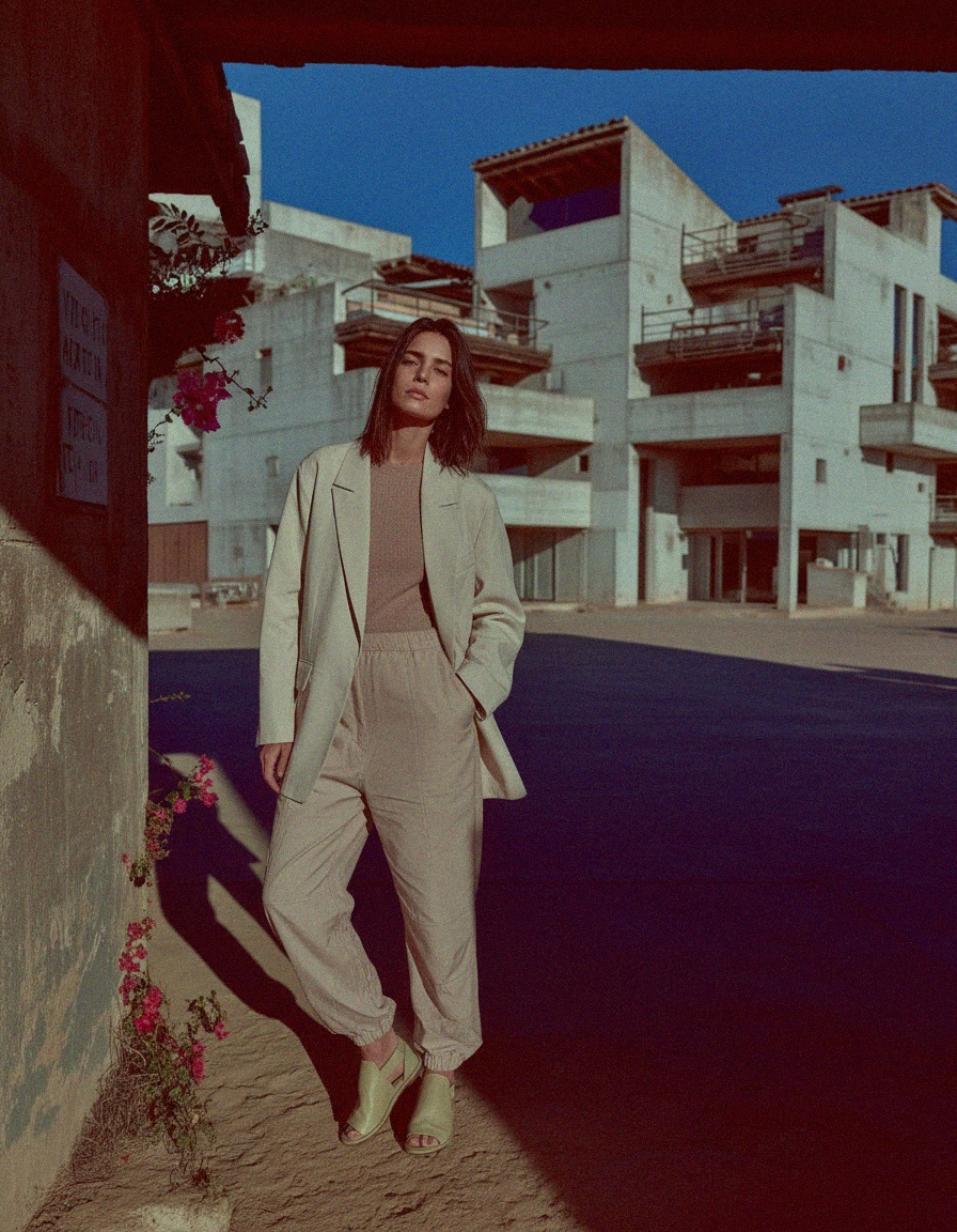 Soft Leather Peep Toe Flat Sandal with Ankle Strap zdjęcie 3