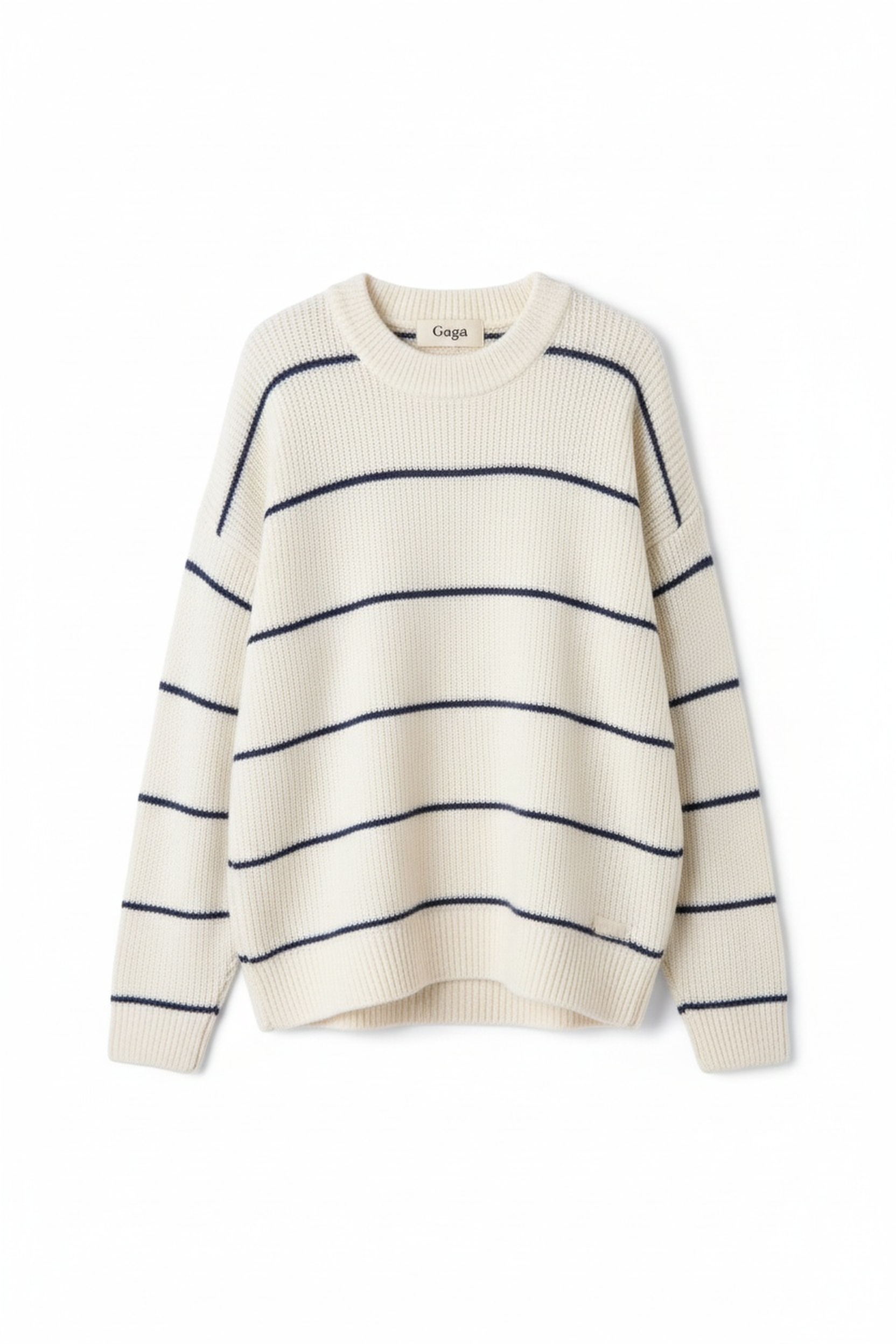 Oversize Striped Knit Sweater zdjęcie 1