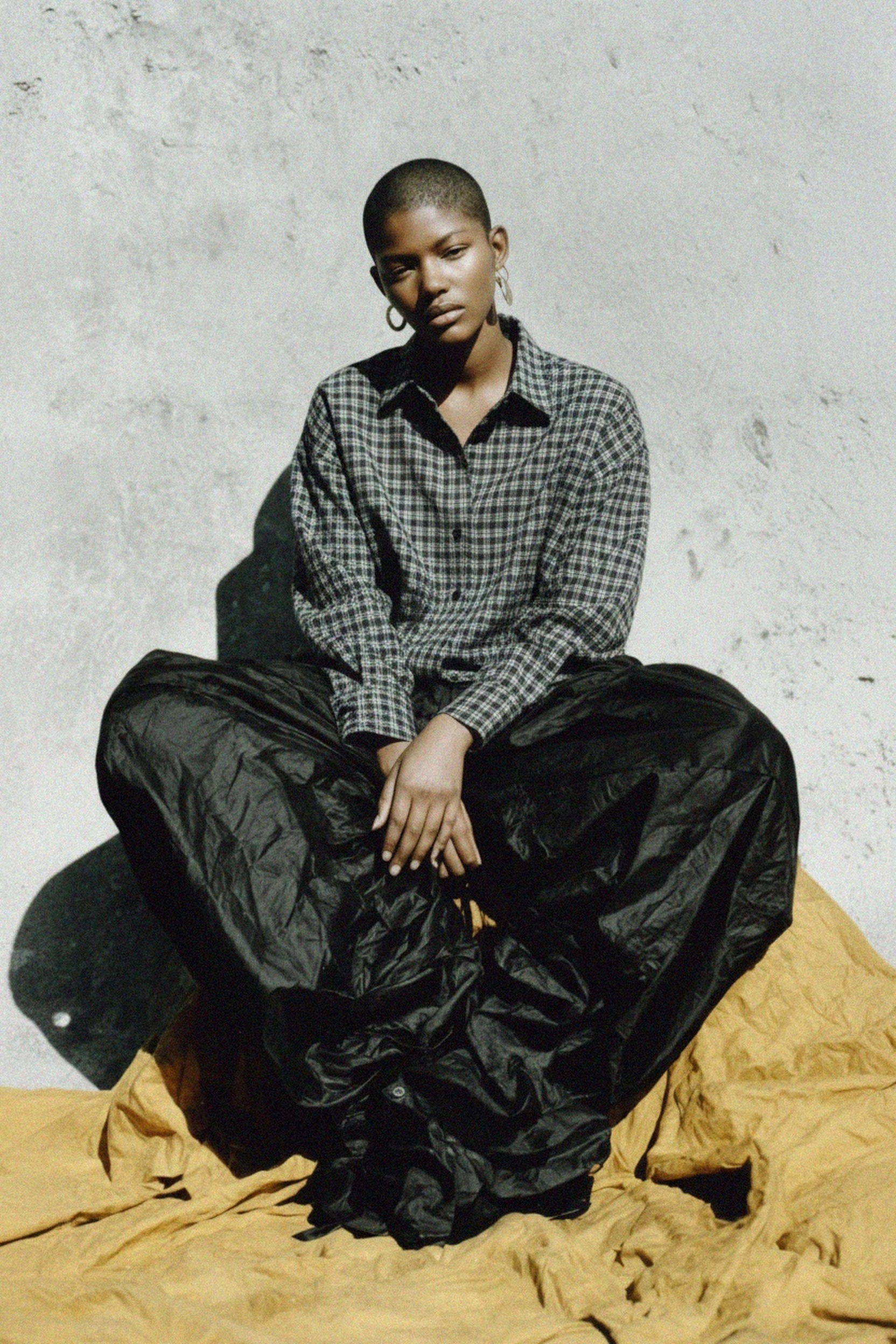 Oversized Plaid Button-Up Shirt zdjęcie 2