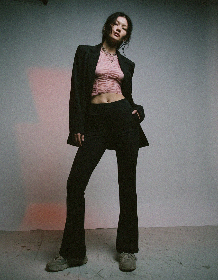 Comfortable Flared Activewear Pants zdjęcie 4