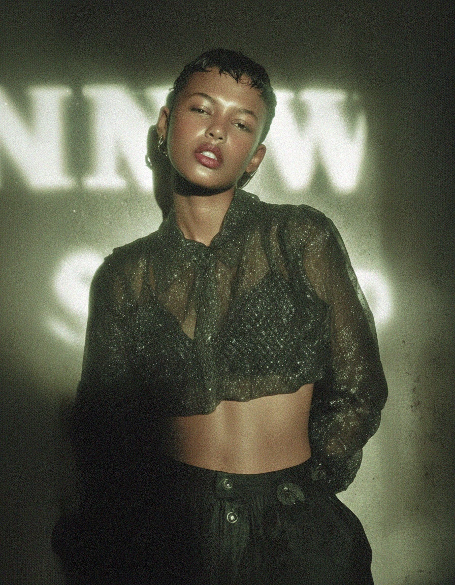 Oversized Grey Plaid Button-Up Shirt zdjęcie 4