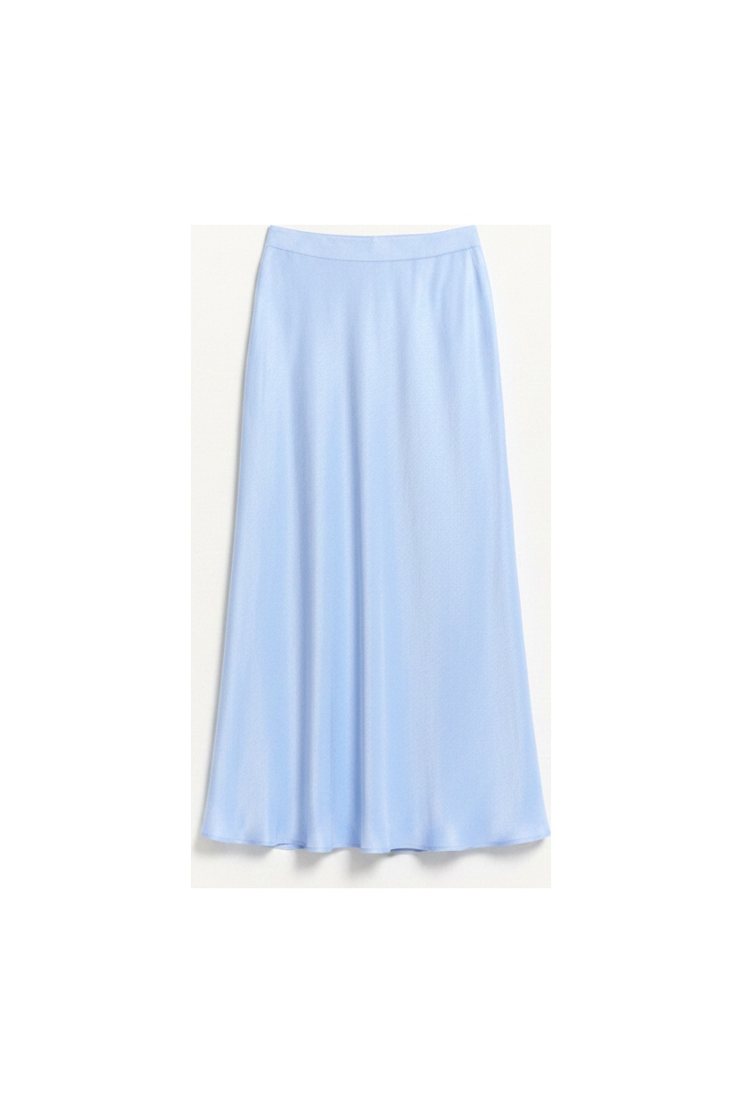 Flowy Light Blue Maxi Skirt zdjęcie 1