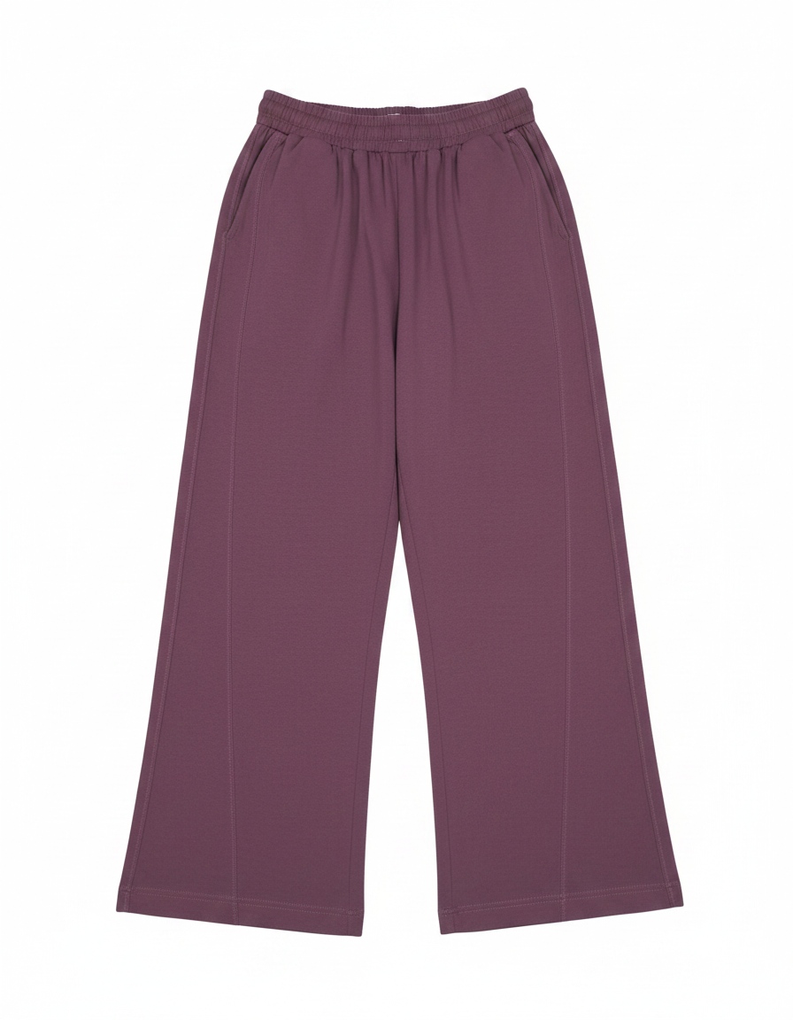 Oversize Purple Wide-Leg Comfort Pants zdjęcie 1