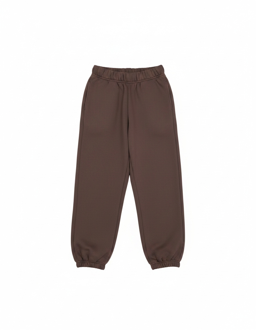 Oversize Brown Sweatpants with Elastic Cuffs zdjęcie 1