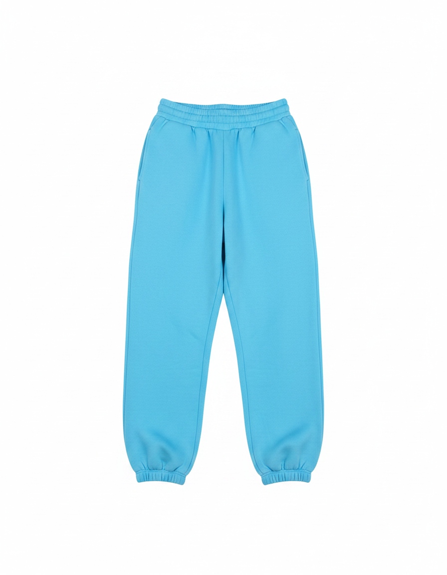 Oversize Blue Fleece Jogger Pants zdjęcie 1