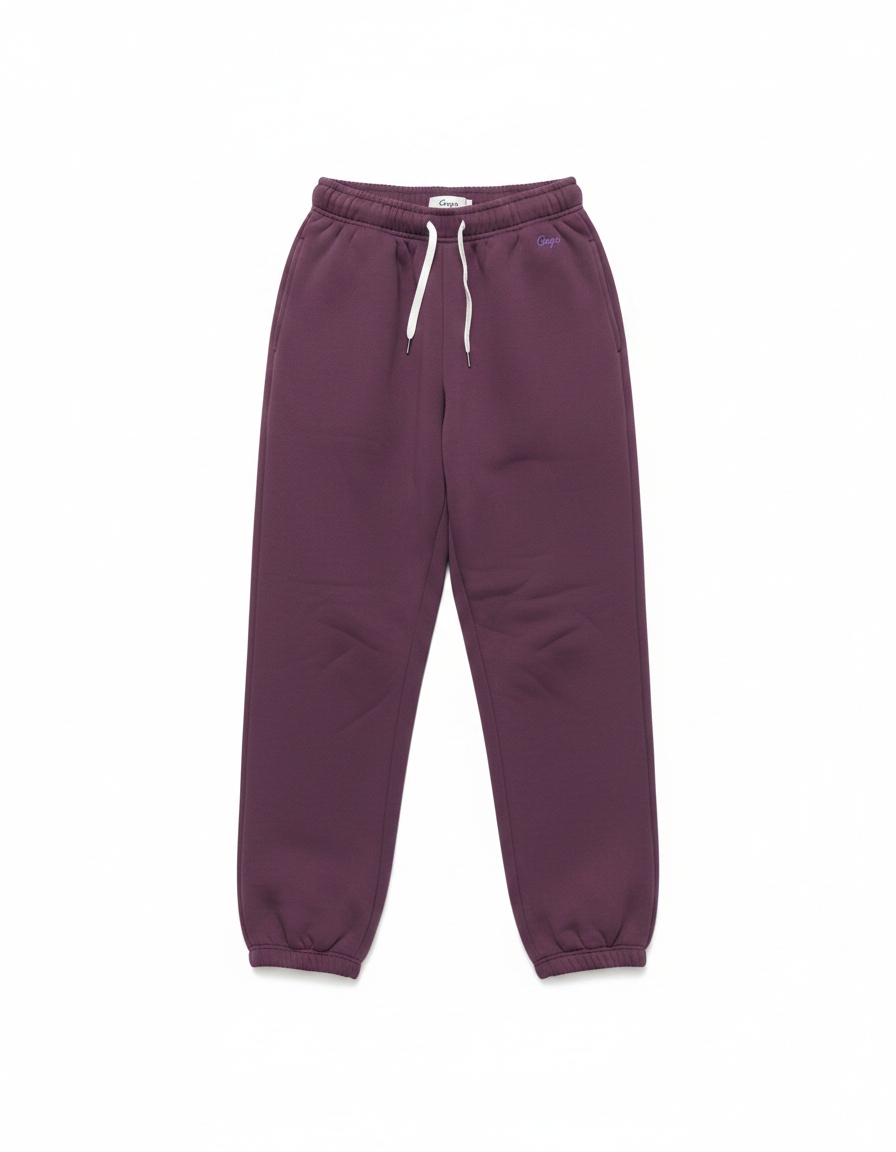 Oversize Purple Fleece Joggers zdjęcie 1