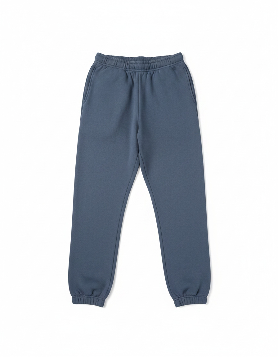 Comfortable Blue Regular Fit Sweatpants zdjęcie 1