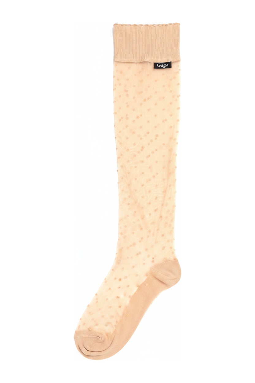 Sheer Polka Dot Thigh High Stockings zdjęcie 1