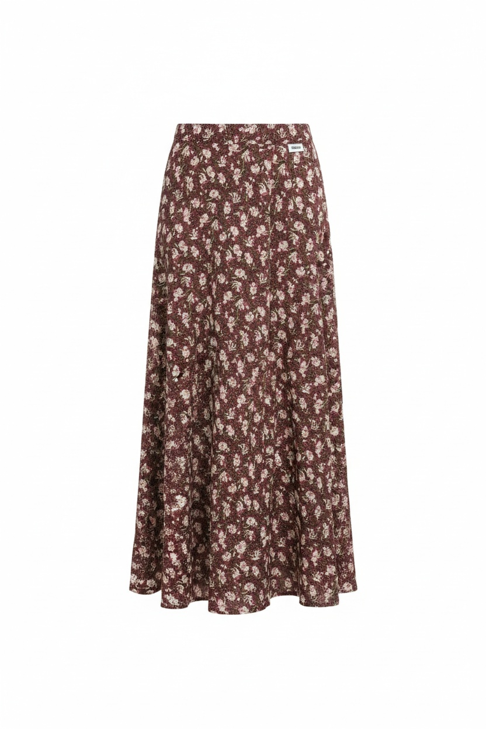 Flowy Floral Print Maxi Skirt zdjęcie 1