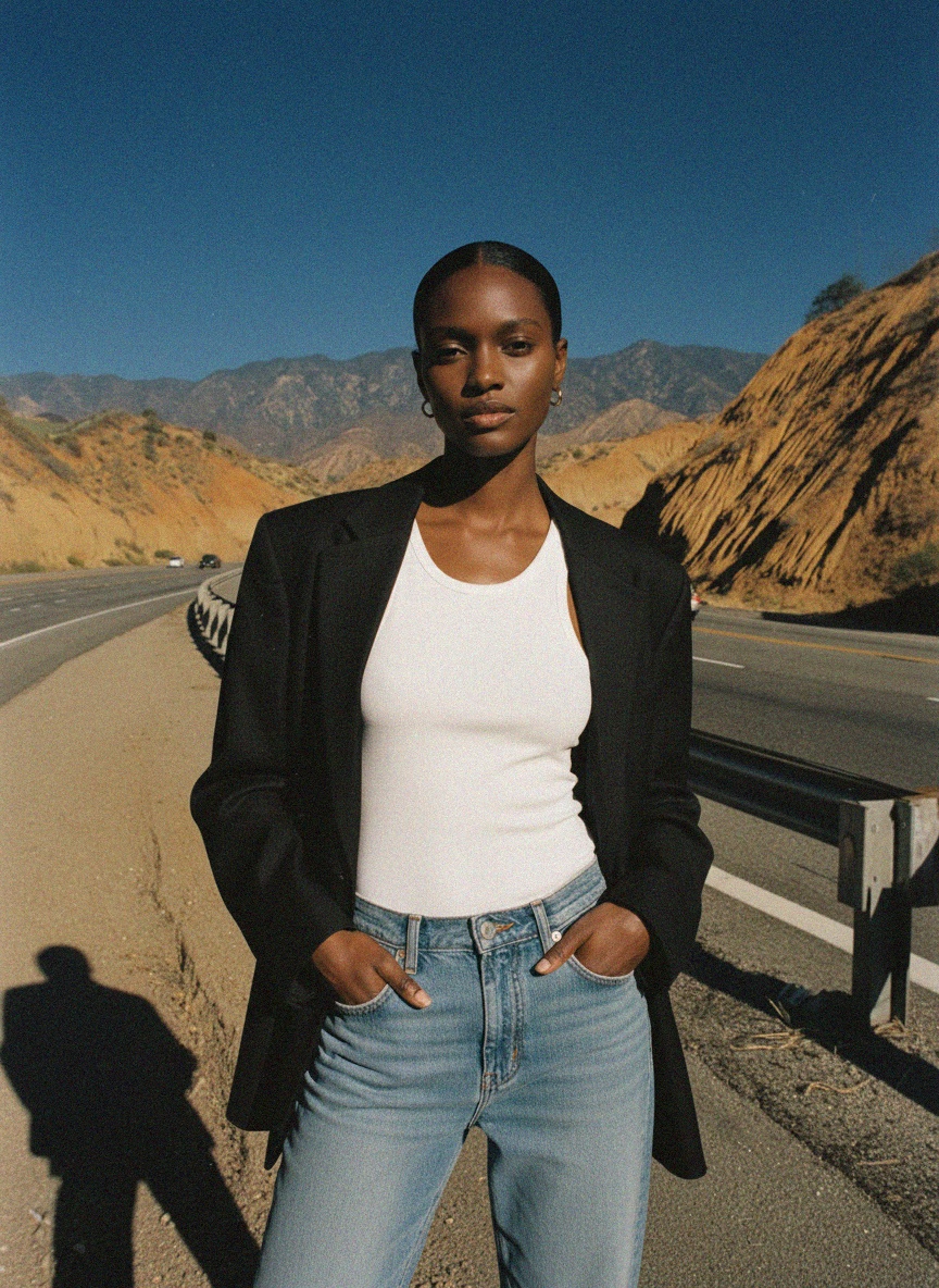 Classic White Tank Top zdjęcie 3