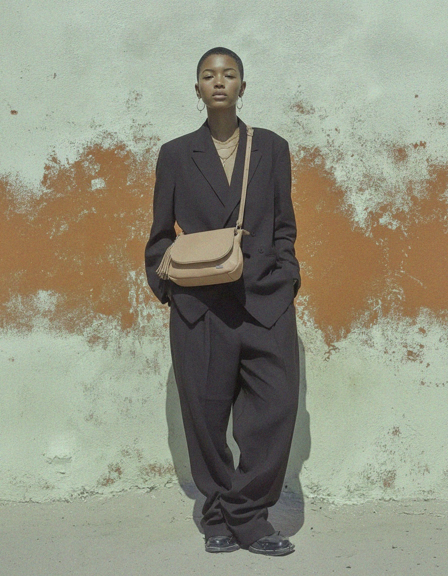 Torebka Venezia Beige z klapką i frędzlami zdjęcie 2