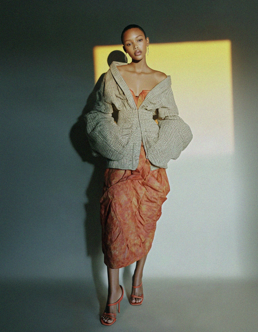 Czerwone lakierowane skórzane czółenka na klockowym obcasie zdjęcie 3