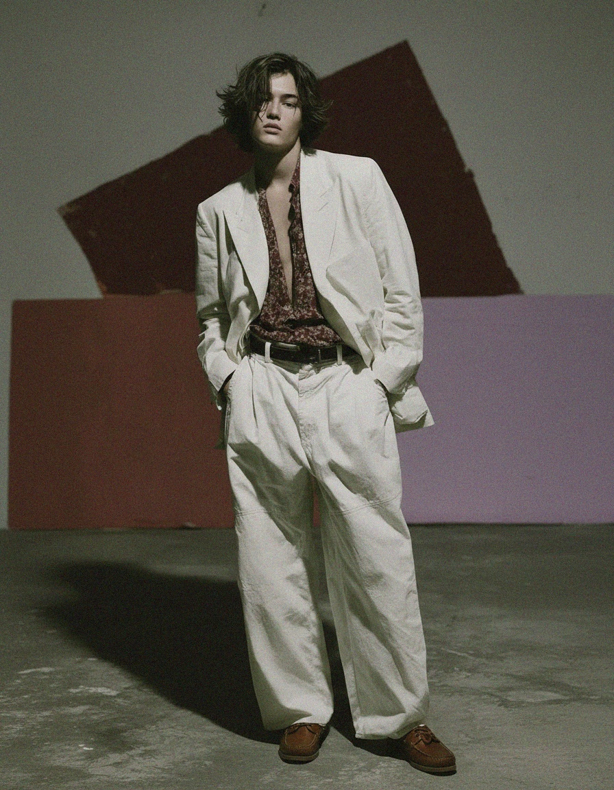 Klasyczne brązowe skórzane buty żeglarskie zdjęcie 3