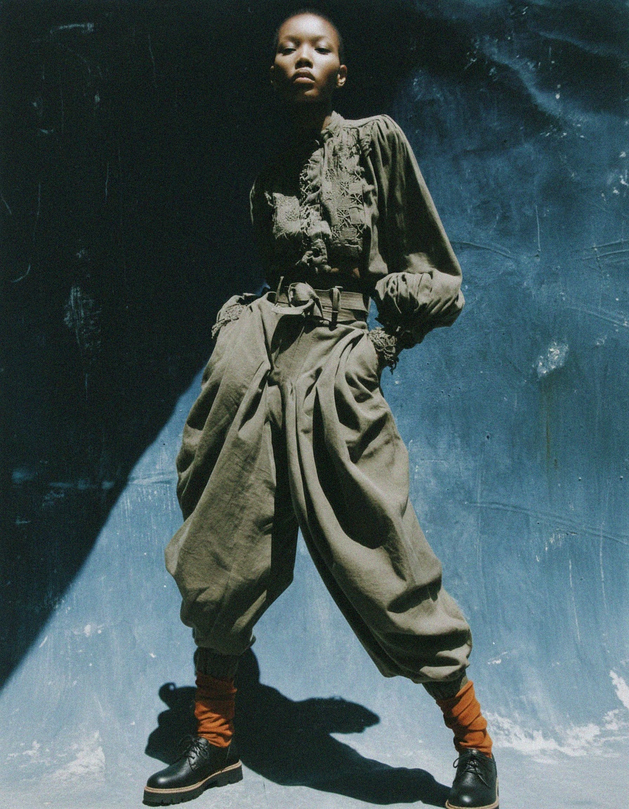 Czarne skórzane buty sznurowane z plecioną podeszwą zdjęcie 3