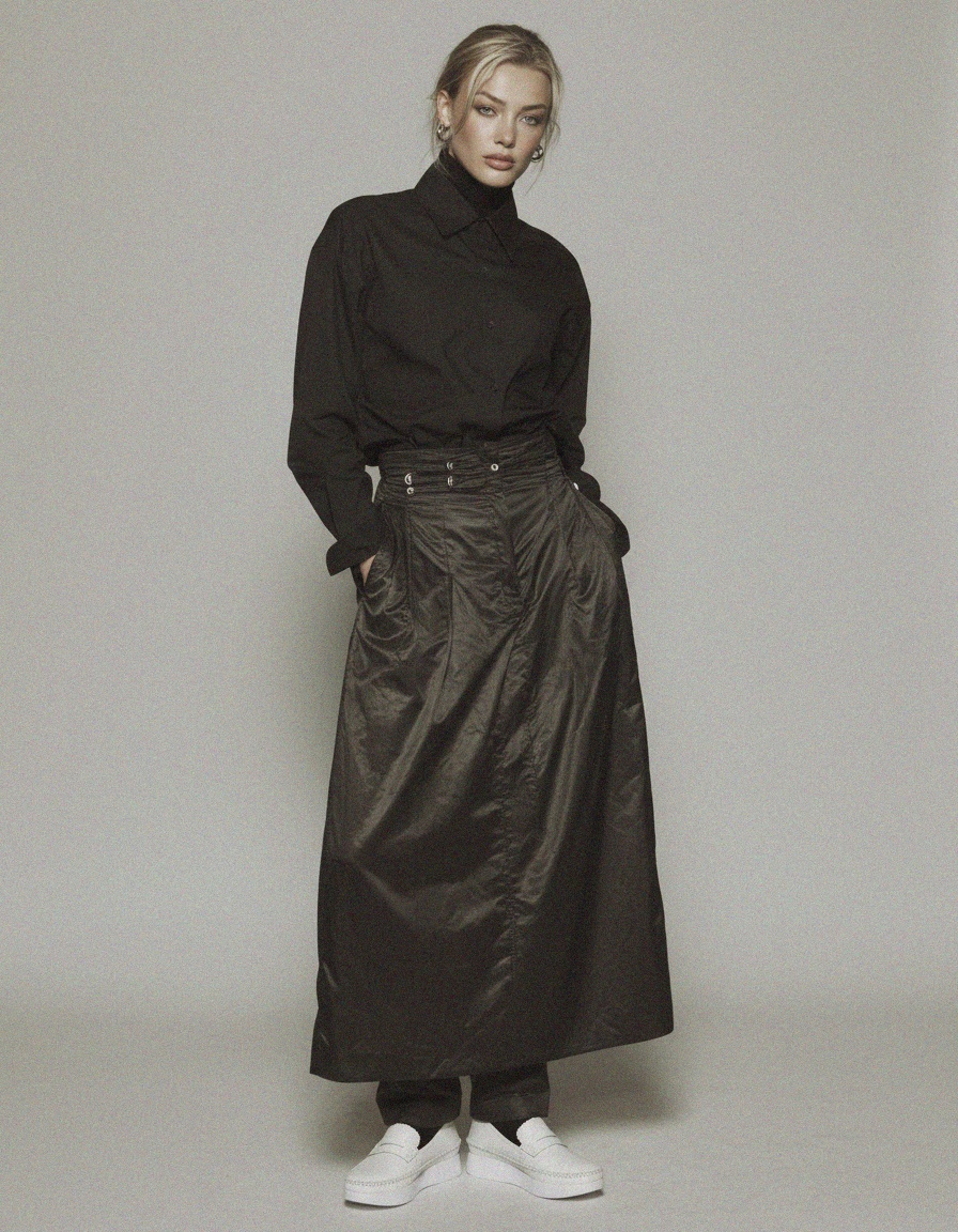 Białe mokasyny na platformie z przeszyciami mokasynowymi zdjęcie 3