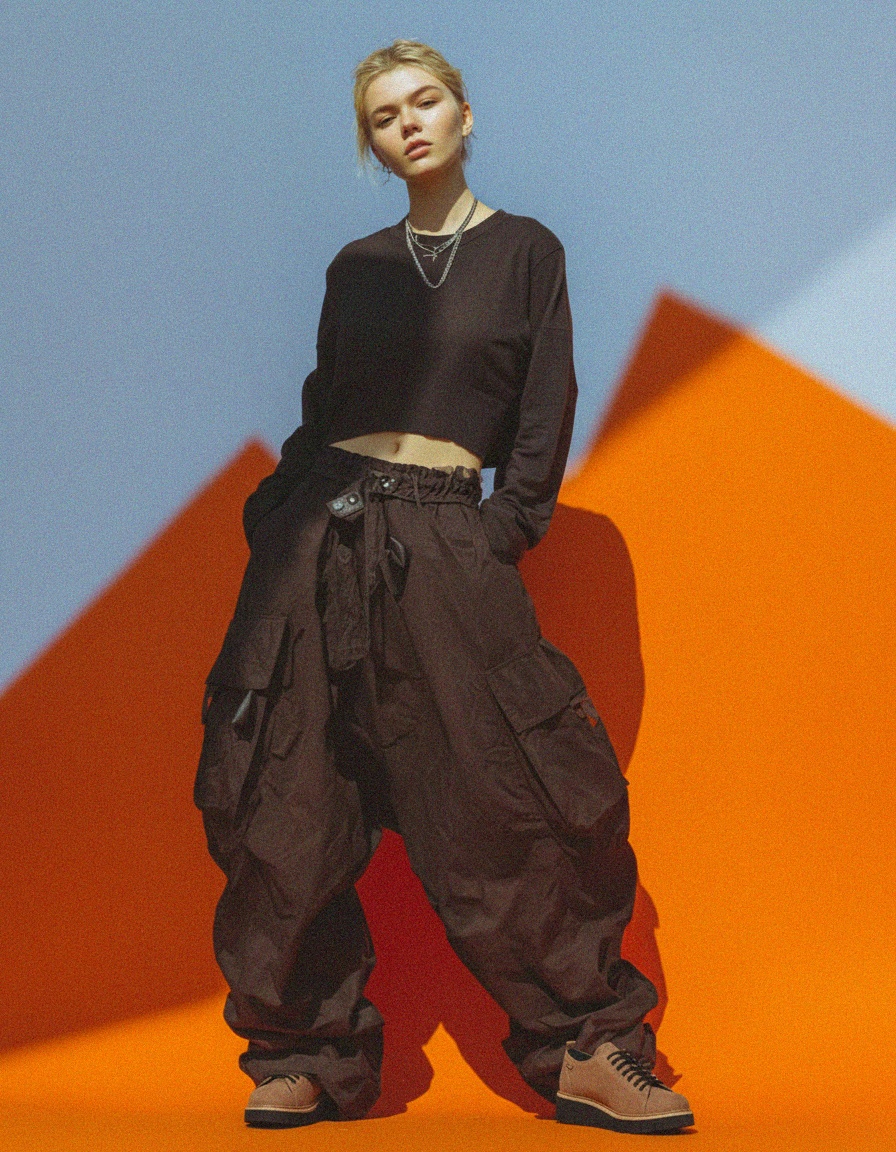 Brązowe zamszowe buty sznurowane z grubą podeszwą zdjęcie 3