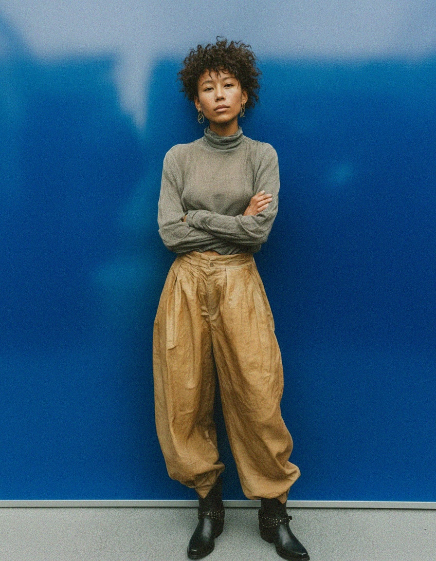 Czarne skórzane botki z ćwiekami zdjęcie 3