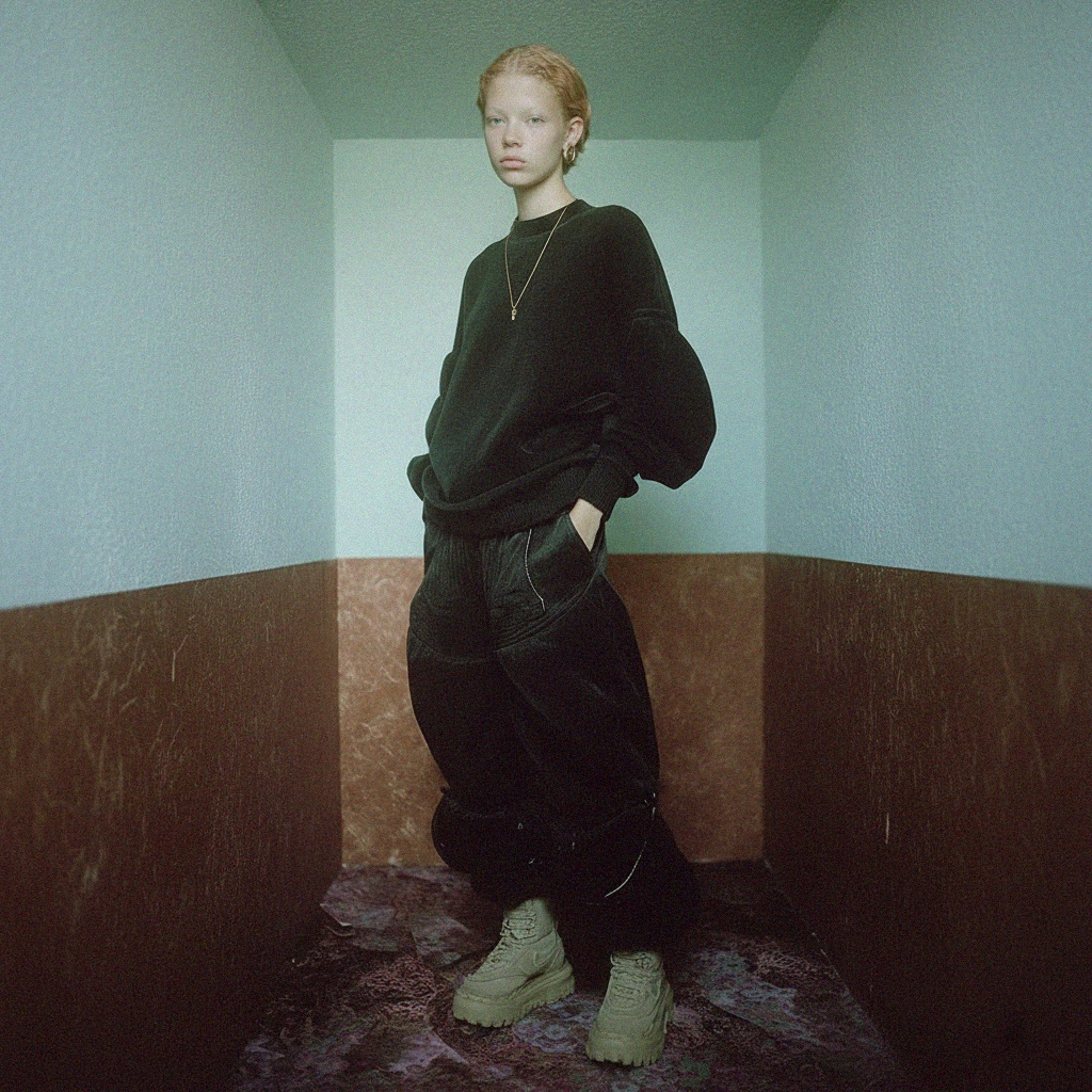 Metalowe perforowane mokasyny z podeszwą koturnową zdjęcie 3