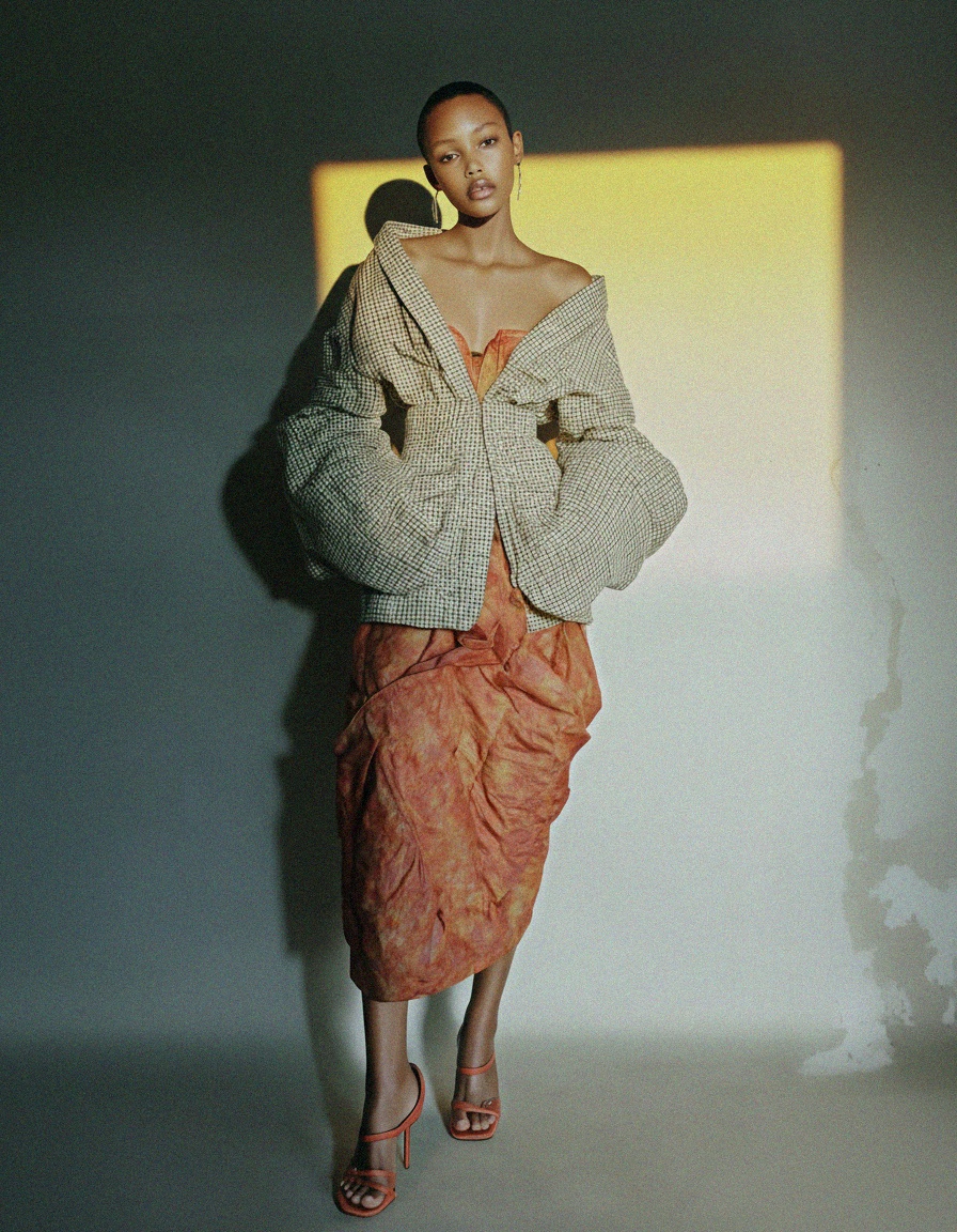 Beige and Black Pointed Toe Slingback Flats with Bow zdjęcie 2