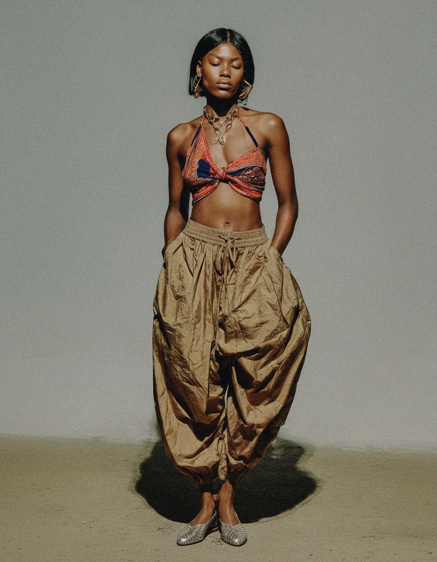 Silver Metallic Striped Slingback Flats zdjęcie 2