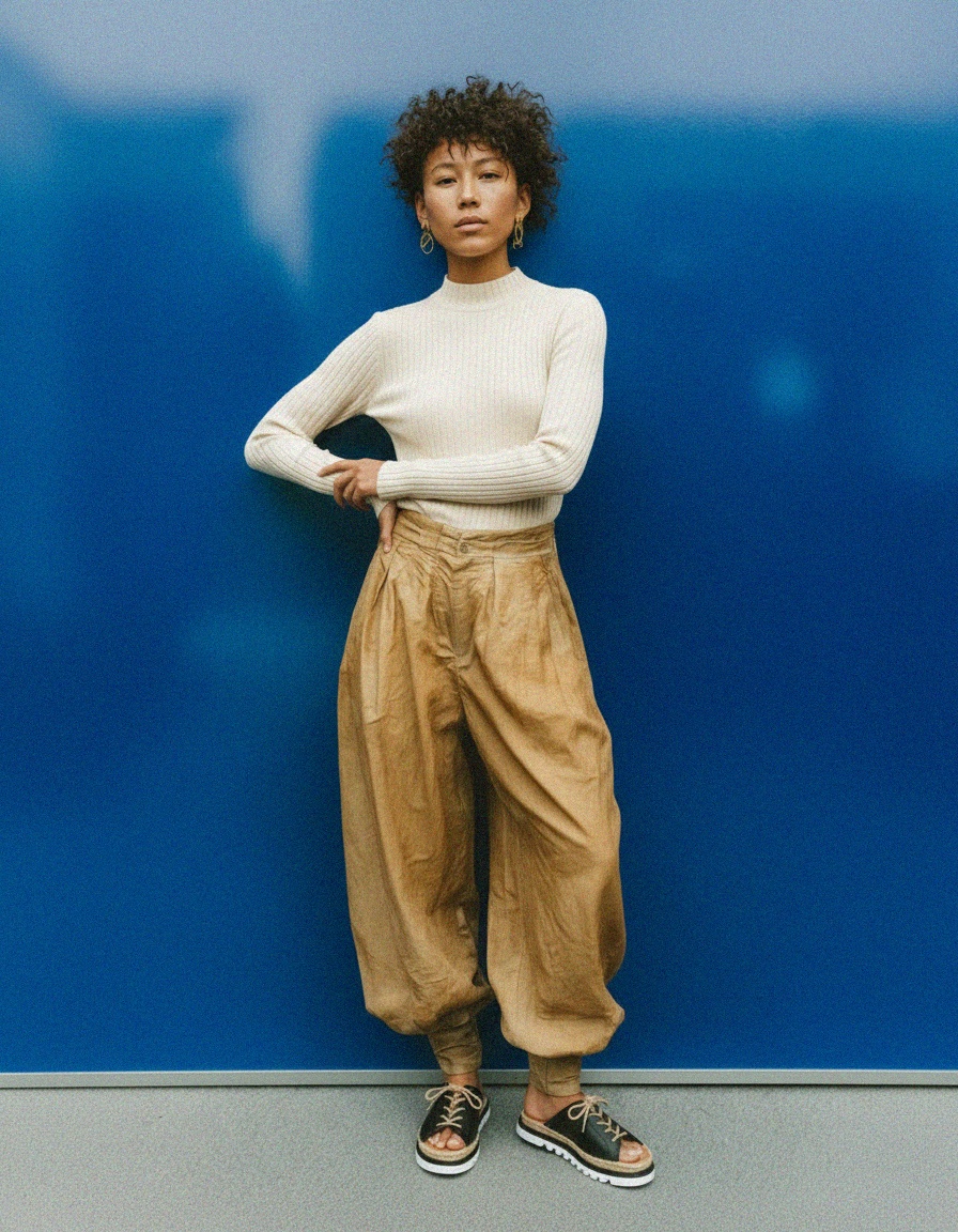 Czarne skórzane sandały espadryle na platformie sznurowane liną zdjęcie 3