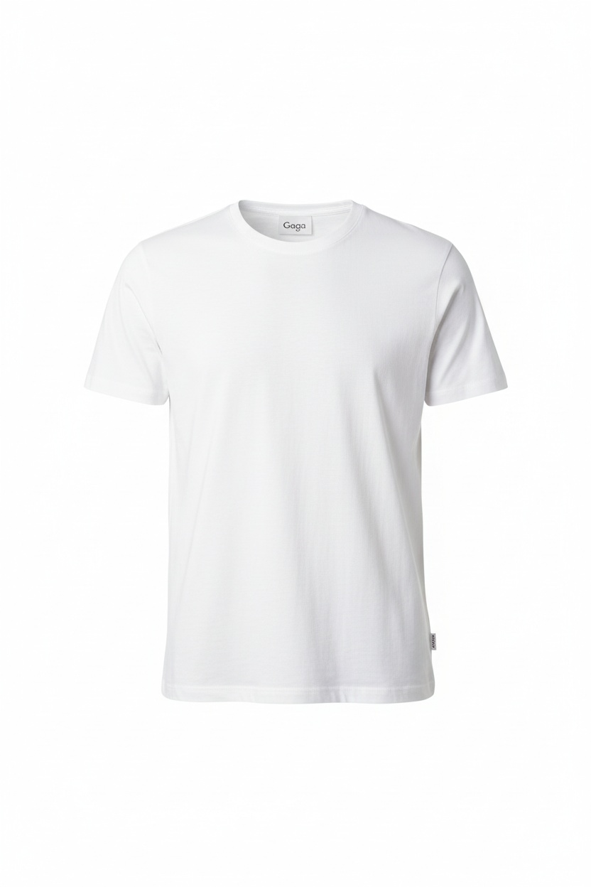 Classic White Short Sleeve T-Shirt zdjęcie 1