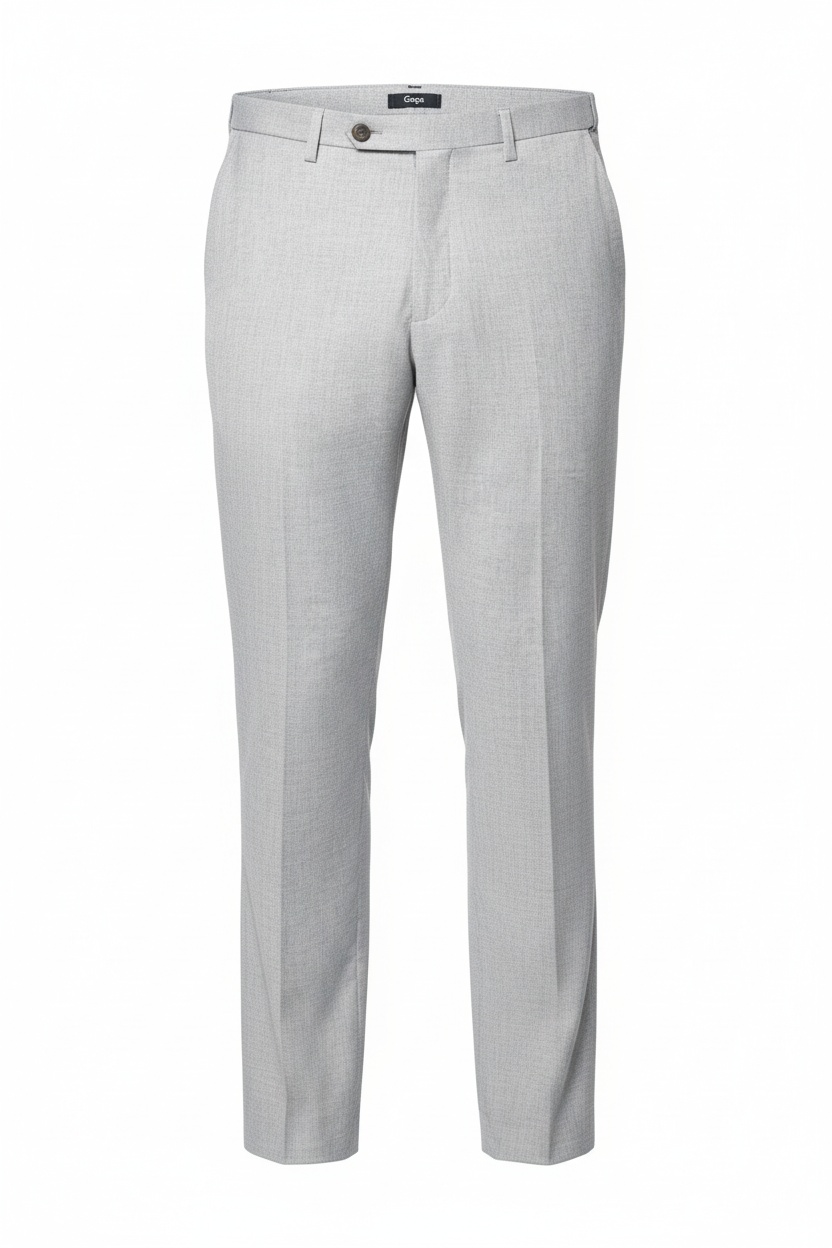 Classic Long Grey Trousers zdjęcie 1
