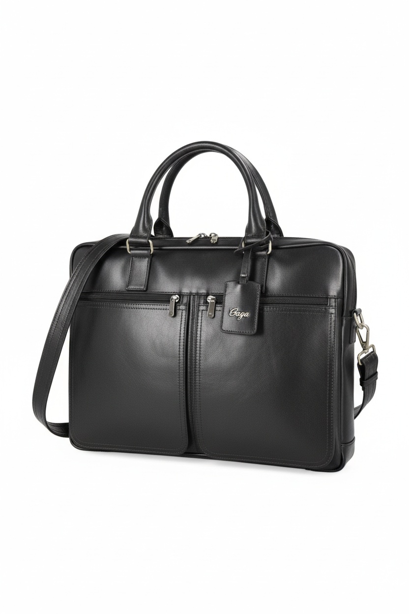 Black Professional Briefcase Laptop Bag zdjęcie 1