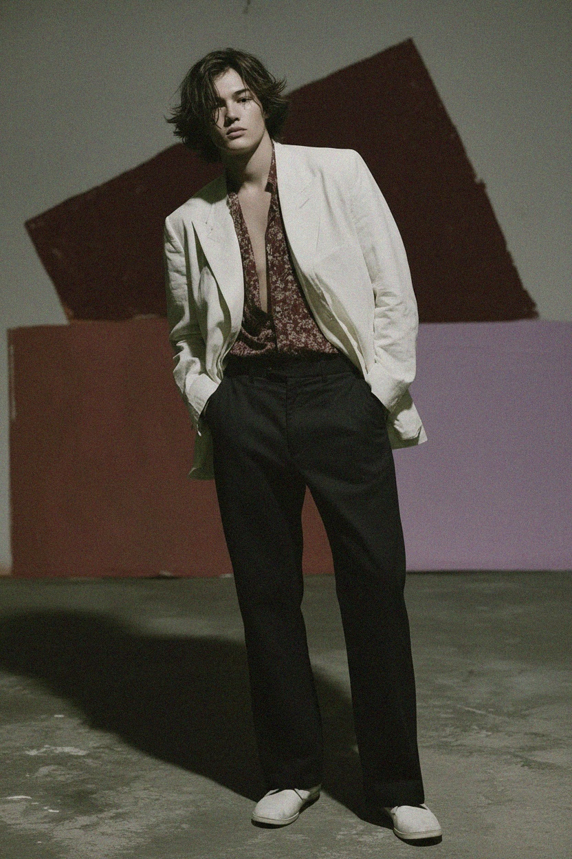 Klasyczne czarne spodnie casualowe zdjęcie 3