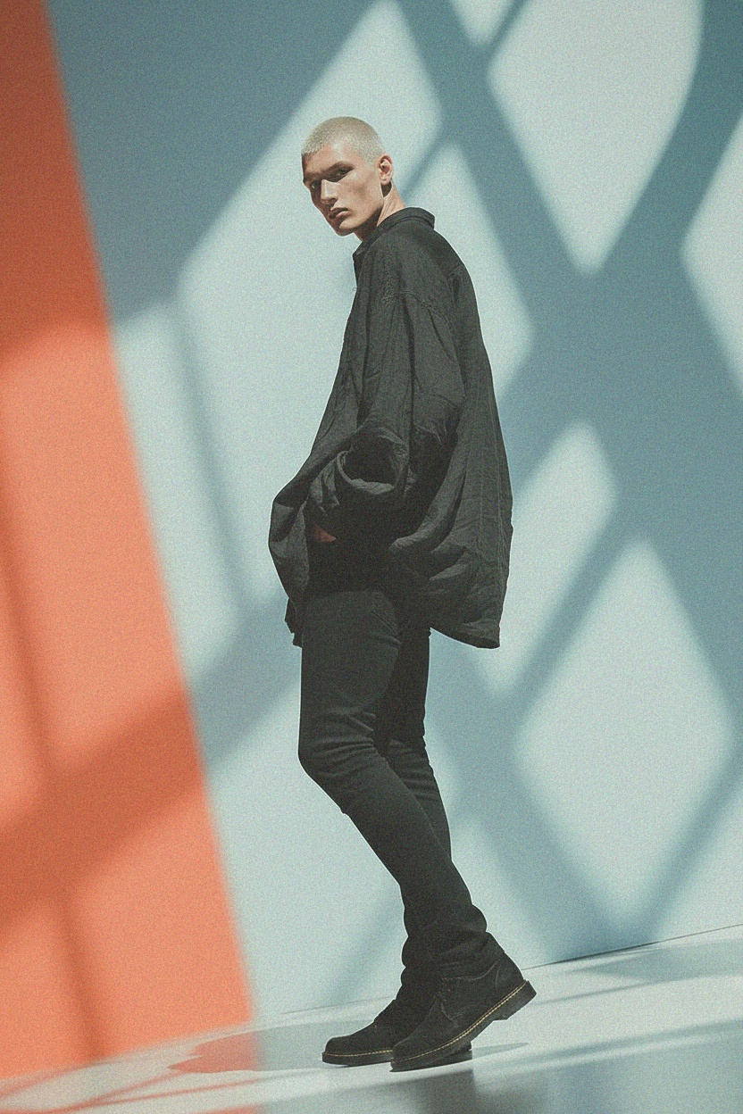 Klasyczne czarne jeansy o dopasowanym kroju zdjęcie 3