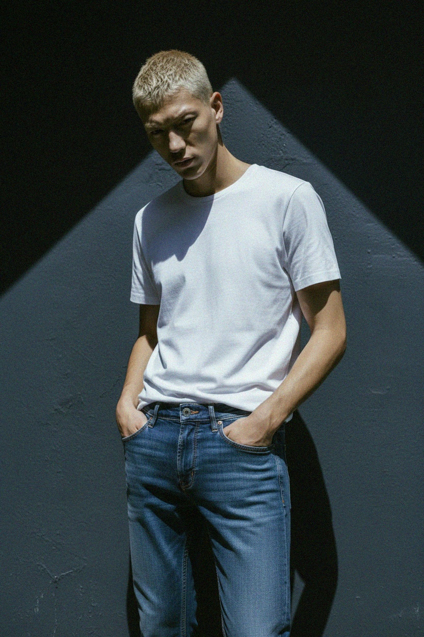 Klasyczne niebieskie dżinsy zdjęcie 2