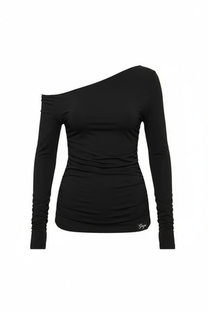 Elegancka bluzka z długim rękawem i odkrytymi ramionami