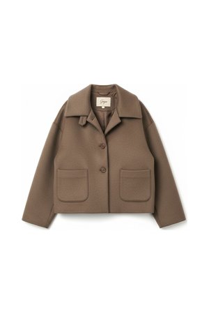 Stylowa krótka kurtka pudełkowa