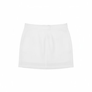 Versatile White Mini Skirt