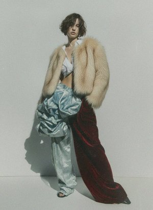 Puszysta, sztuczna kurtka oversize