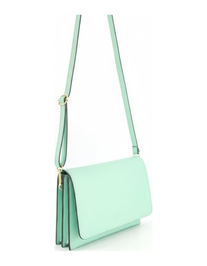 Mint Green Crossbody Bag with Adjustable Strap