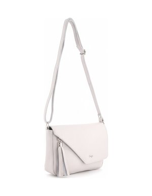 Chic White Tassel Crossbody Bag
