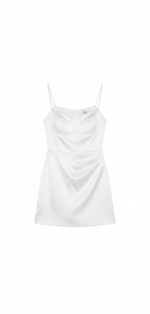 Elegant White Mini Dress with Delicate Straps