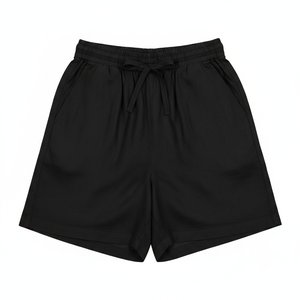 Black Relaxed Fit Casual Shorts