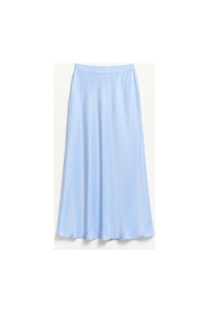 Flowy Light Blue Maxi Skirt