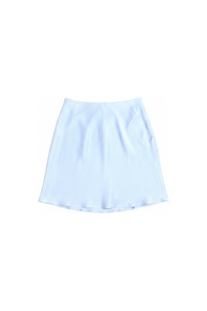 Flowy Light Blue Mini Skirt